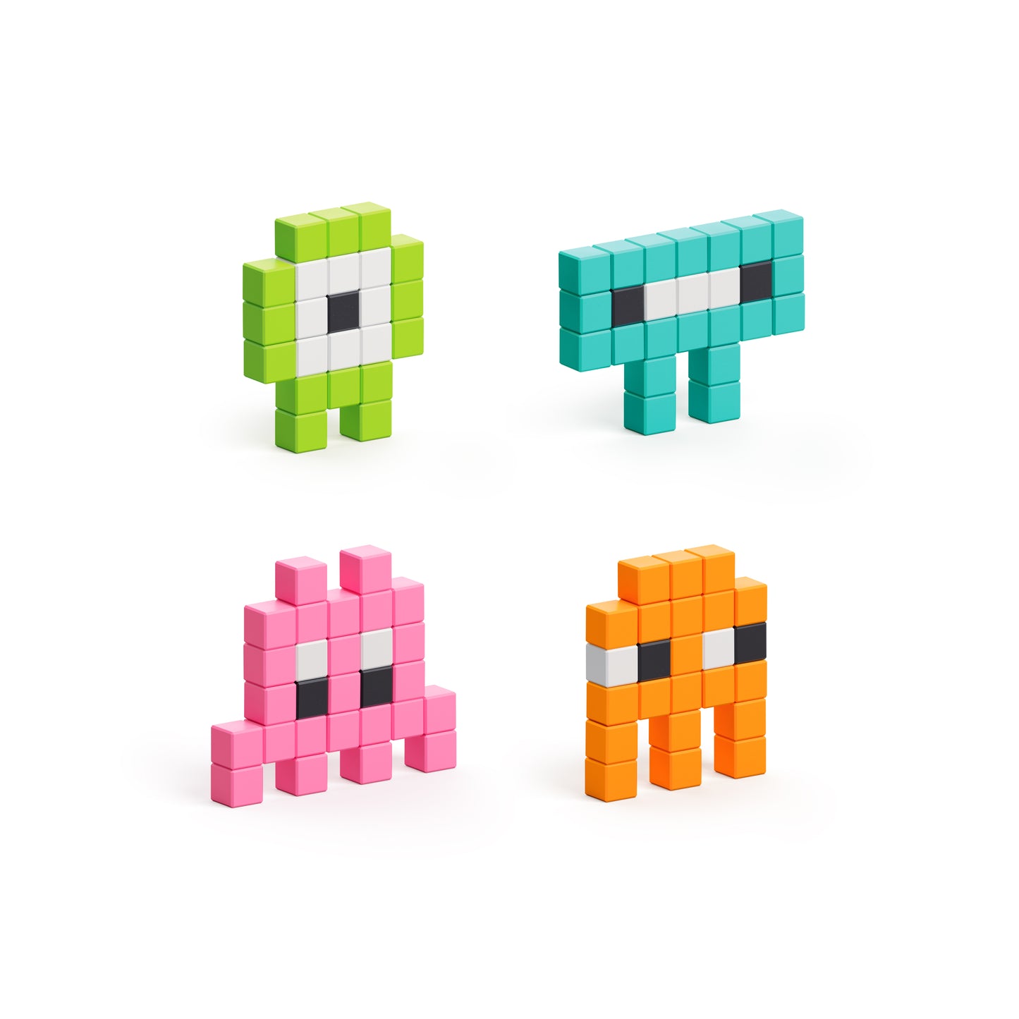 PIXIO® magnetiniai blokeliai pasakojimų serija - Mini Monsters