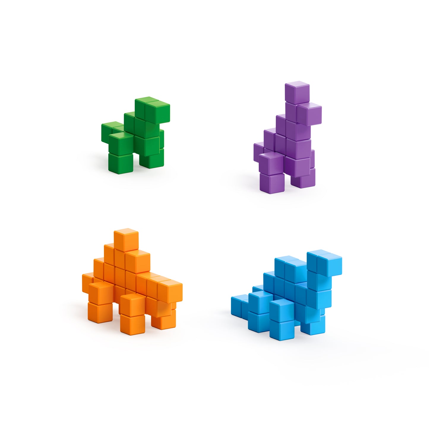 PIXIO® magnetiniai blokeliai pasakojimų serija - Mini Dinos