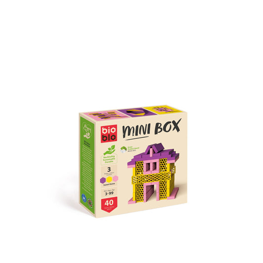 Bioblo MINI DĖŽĖ "Sweet Home" su 40 vnt. blokelių