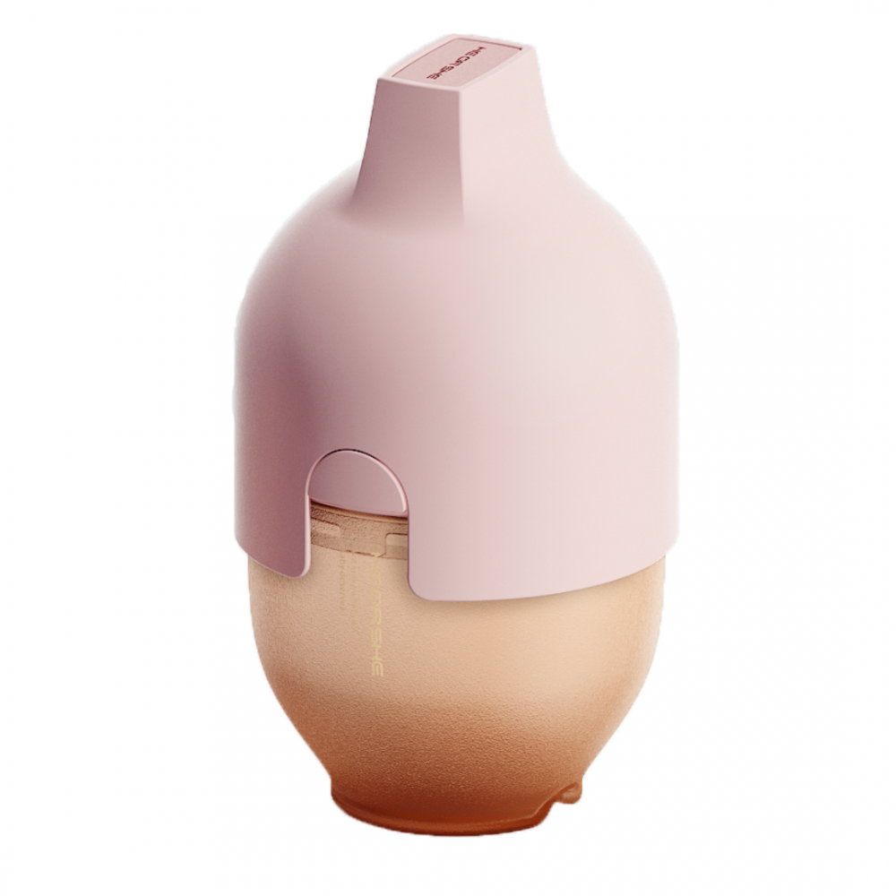 HEORSHE Ultra Wide Neck buteliukas 160 ml, 0 - 3 mėn., ROŽINĖ